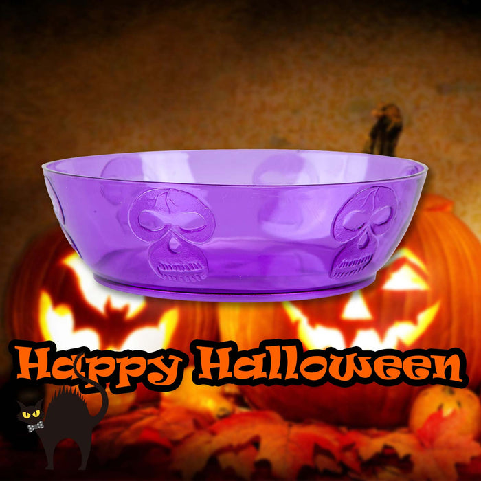 Halloween Skull Bowl Halloween Party, Trick or Treat  Purple