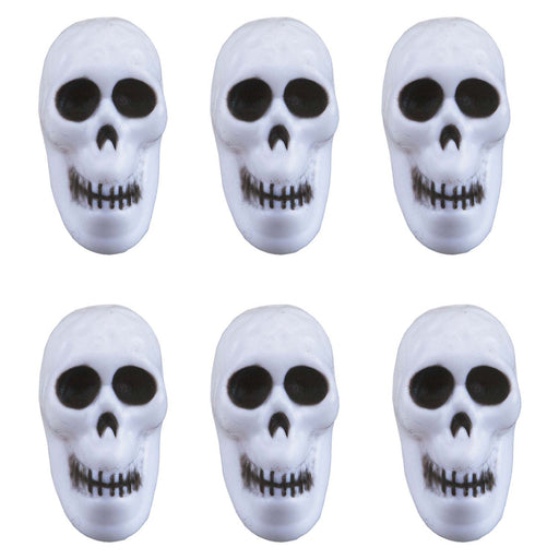 Skulls Pumpkin Set of Six Decorations Halloween Party, Trick or Treat  Skulls