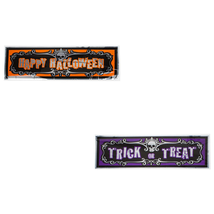 Halloween Banner 3ft Decoration Happy Halloween Trick or Treat Party 90cm 2Pack