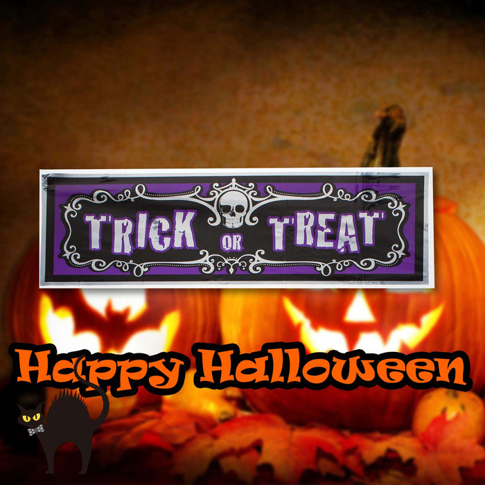 Trick Or Treat Banner 3ft Decoration Trick or Treat Party 90cm Trick Or Treat