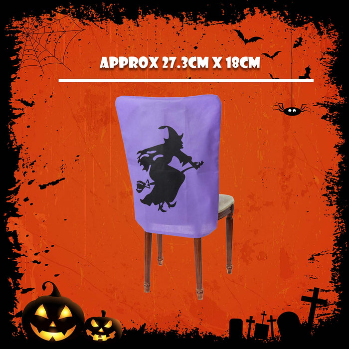 Halloween Chair Covers Halloween Party, Trick or Treat 65cm x 50cm Witch