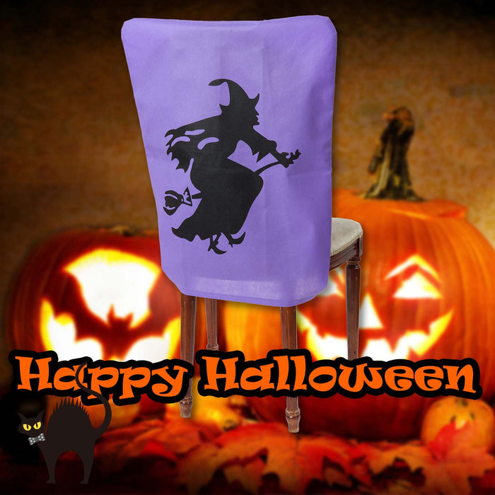 Halloween Chair Covers Halloween Party, Trick or Treat 65cm x 50cm Witch