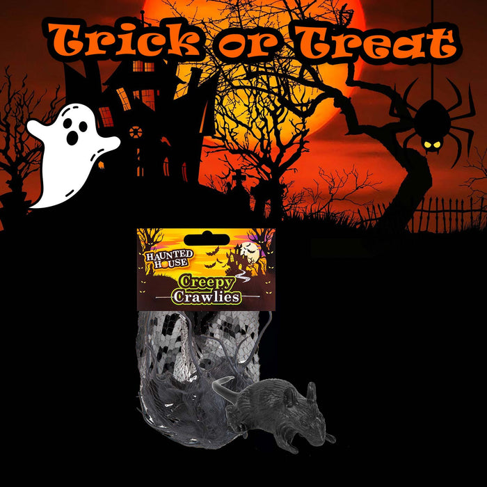 Halloween Creepy Crawlies Set Halloween Party, Trick or Treat Pack Rats