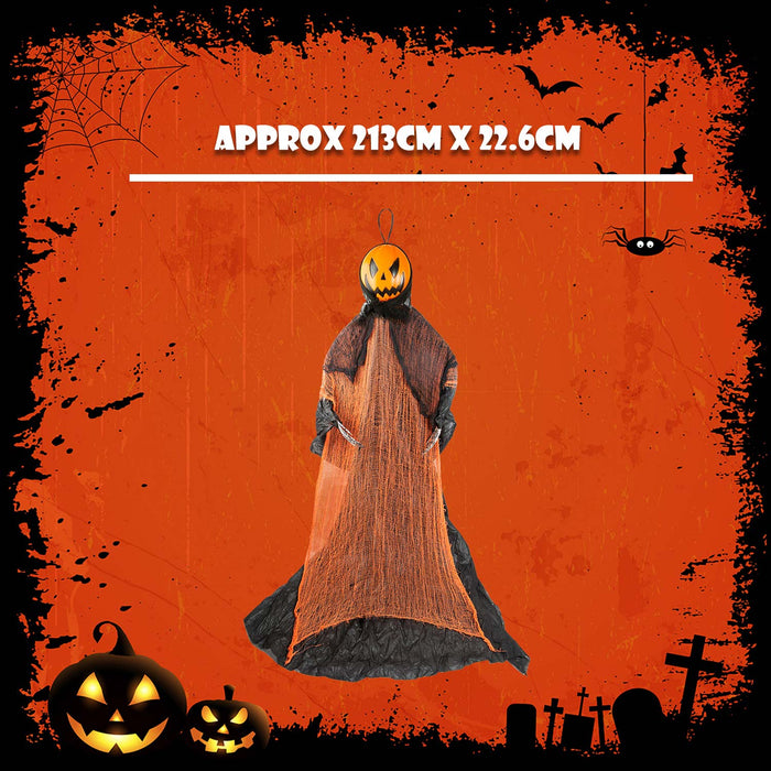 7ft Hanging Decoration Halloween Party, Trick or Treat Skeleton White
