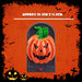 Halloween Spooky Doorbell with Flashing LED Lights Trick or Treat  Pumpkin