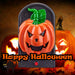 Halloween Spooky Doorbell with Flashing LED Lights Trick or Treat