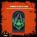 Halloween Spooky Doorbell with Flashing LED Lights Trick or Treat