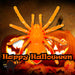 Light Up Spider with Suction Halloween Party, Trick or Treat  Orange