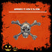 Halloween Wall Decorations Skull & Crossbones Party, Trick or Treat