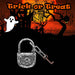 Halloween Decoration Lock, Chain & Key Halloween Party, Trick or Treat  Silver