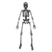 Hanging Skeleton Decoration Halloween Party, Trick or Treat  Silver