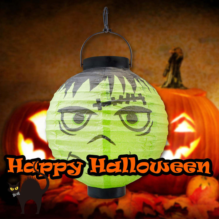 Halloween Paper Lantern Party, Trick or Treat Frankenstein