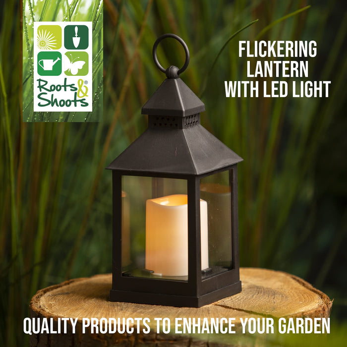 Transparent LED Flickering Flameless Lantern Light