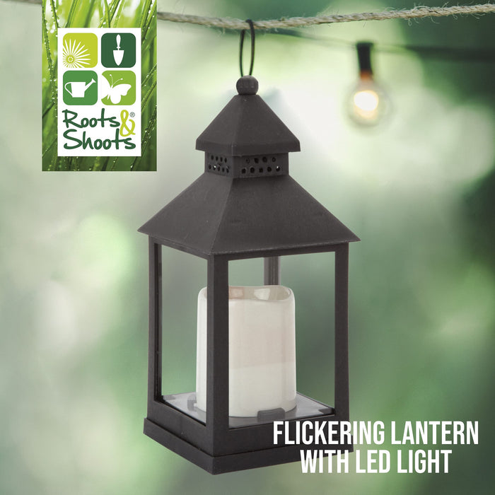 Transparent LED Flickering Flameless Lantern Light