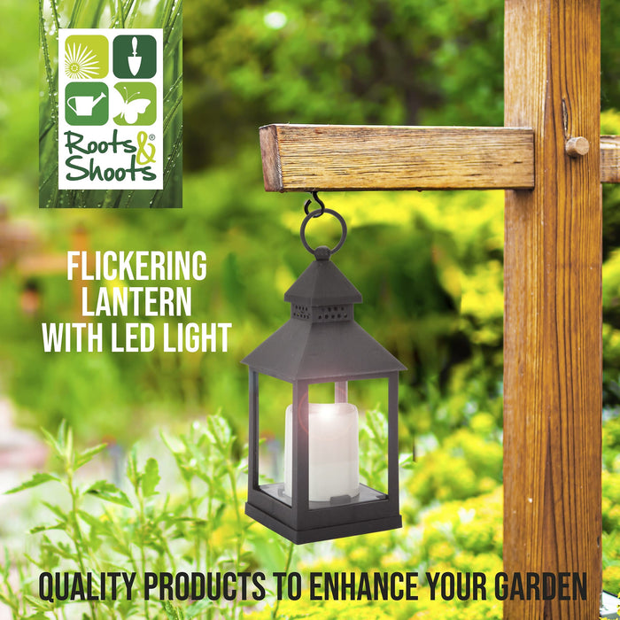 Transparent LED Flickering Flameless Lantern Light