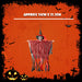 Hanging Skeleton Halloween Decoration With Light Up Eyes Trick or