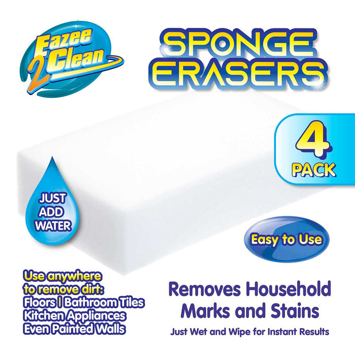 Magic Eraser Sponges, Pack of 4