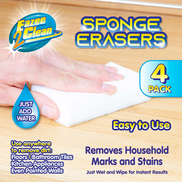 Magic Eraser Sponges, Pack of 4