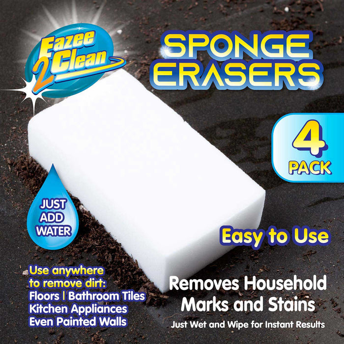 Magic Eraser Sponges, Pack of 4