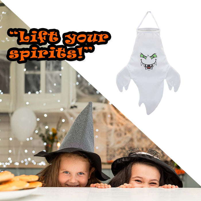 Hanging Ghost Decoration Halloween Party, Trick or Treat Fangs