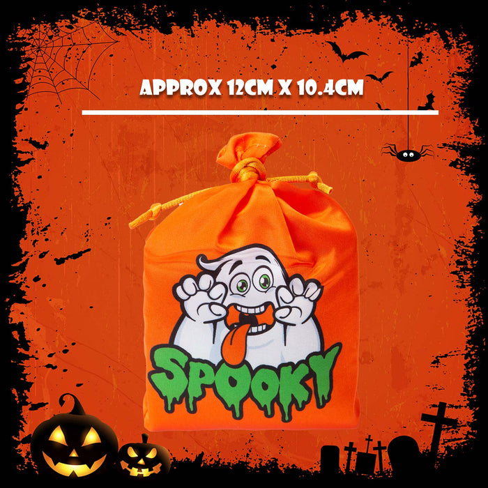 Halloween Bag with Creepy Sounds Halloween Party, Trick or Treat  Ghost Orange