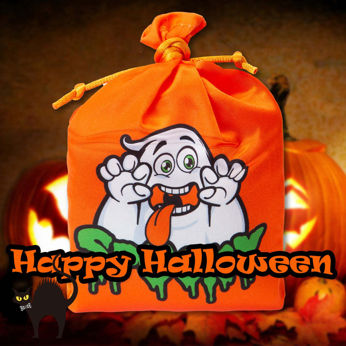 Halloween Bag with Creepy Sounds Halloween Party, Trick or Treat  Ghost Orange