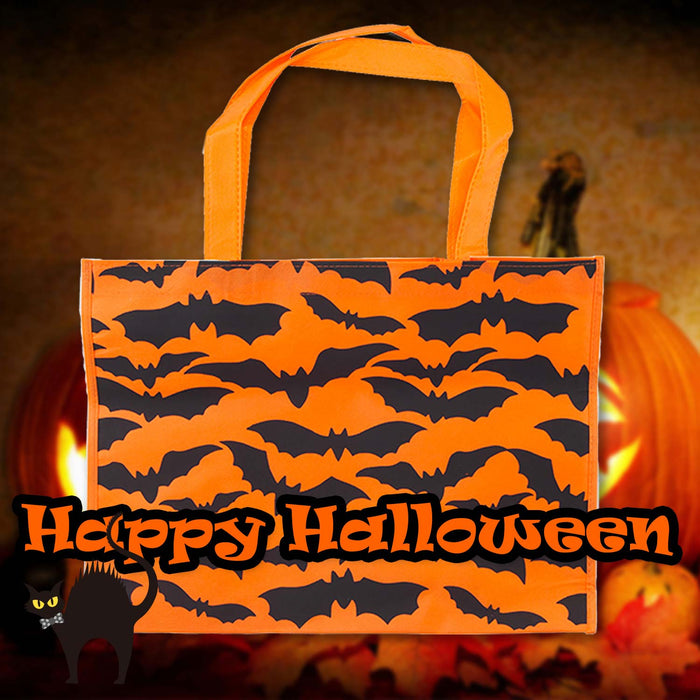 Halloween Shopper Bag Party, Trick or Treat Orange Bat