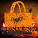 Halloween Shopper Bag Halloween Party, Trick or Treat 40cm x 32cm Orange Spider