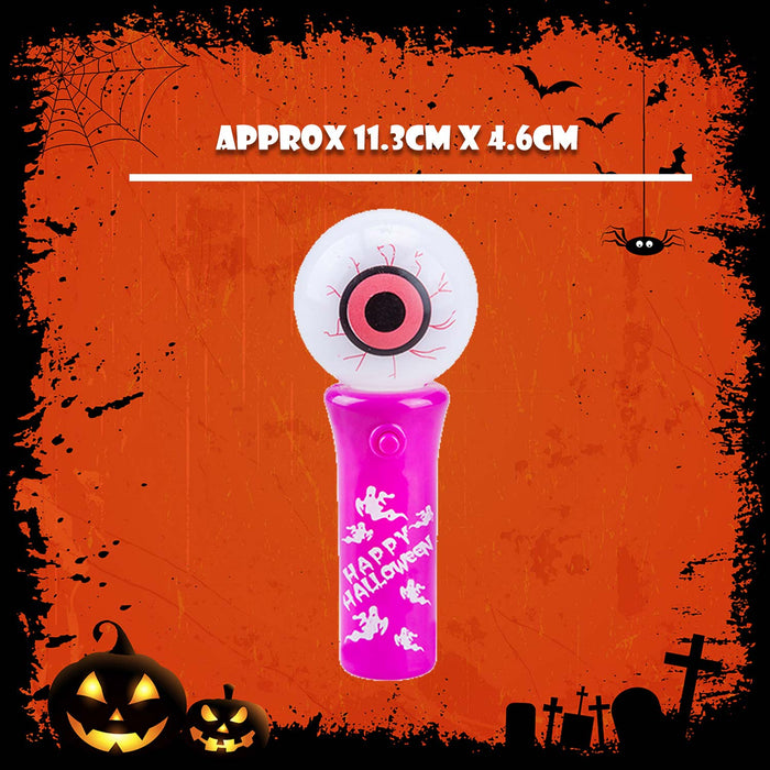 Halloween Light Up Wand Accessory Halloween Party, Trick or Treat 11.3cm Eyeball