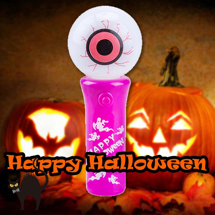 Halloween Light Up Wand Accessory Halloween Party, Trick or Treat 11.3cm Eyeball