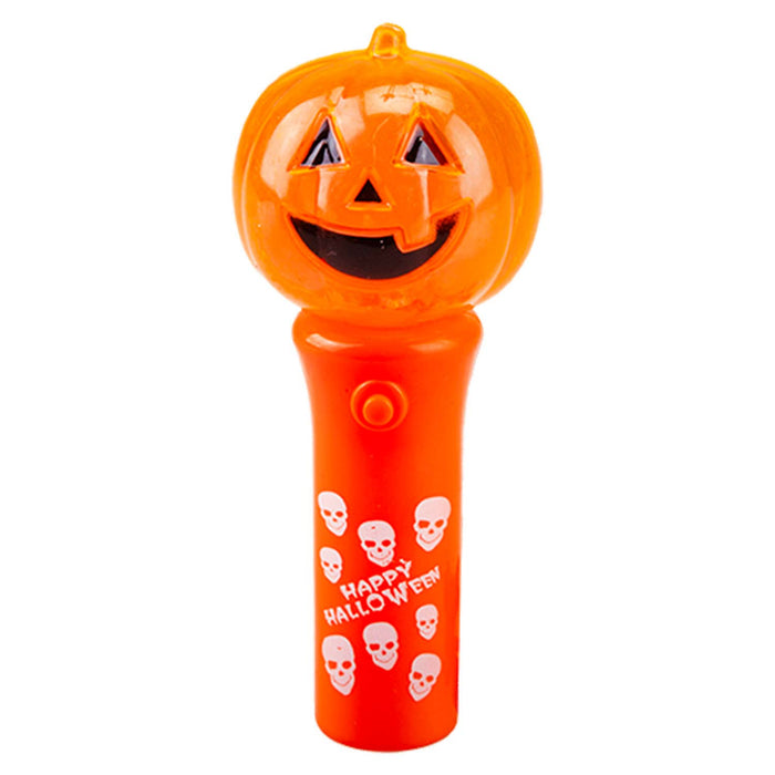 Halloween Light Up Wand Accessory Halloween Party, Trick or Treat 11.3cm Pumpkin