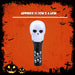 Halloween Light Up Wand Accessory Halloween Party, Trick or Treat 11.3cm Skull