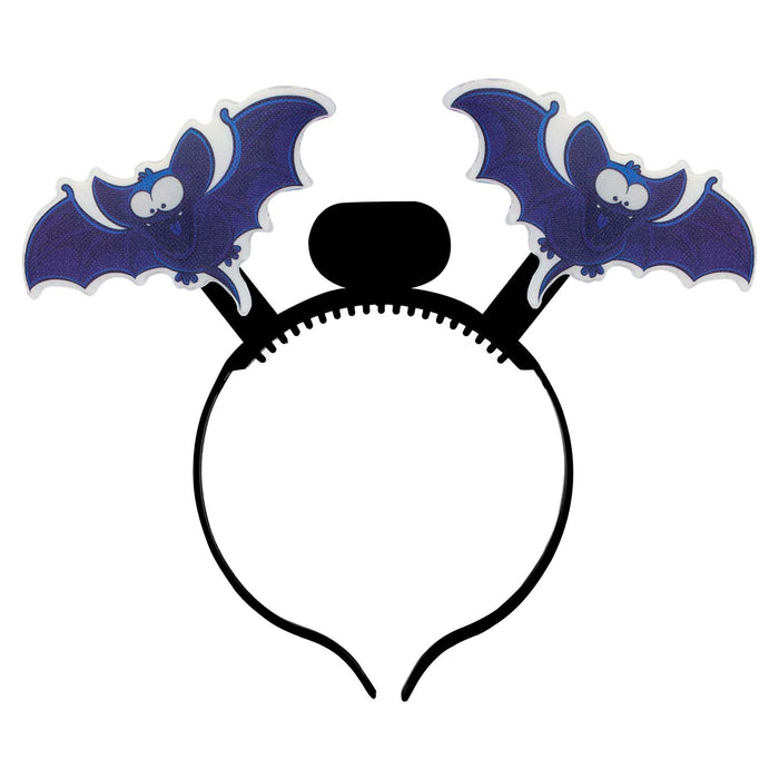 Halloween Headband Fibre Optic Light Up Party, Trick or