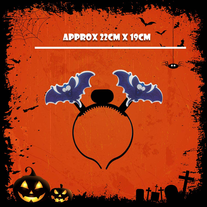Halloween Headband Fibre Optic Light Up Party, Trick or