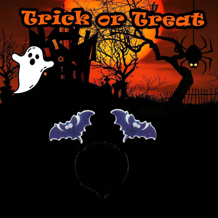 Halloween Headband Fibre Optic Light Up Party, Trick or