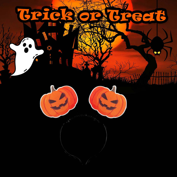 Halloween Headband Fibre Optic Light Up Party, Trick or