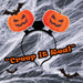 Halloween Headband Fibre Optic Light Up Party, Trick or