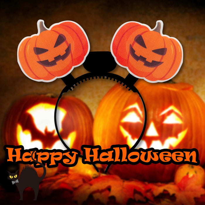 Halloween Headband Fibre Optic Light Up Party, Trick or