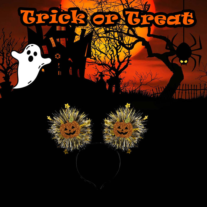 Halloween Headband Fibre Optic Light Up Party, Trick or