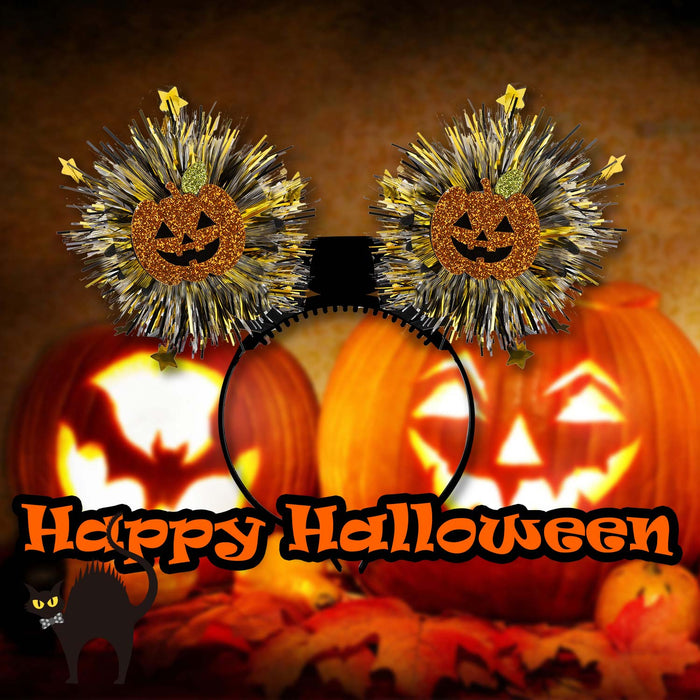 Halloween Headband Fibre Optic Light Up Party, Trick or