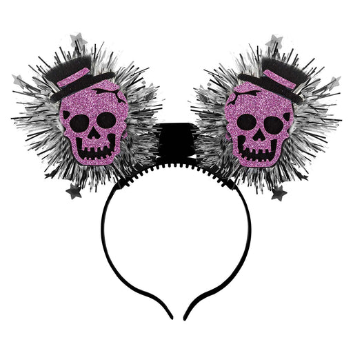 Halloween Headband Fibre Optic Light Up Hallows Party, Trick or Treat