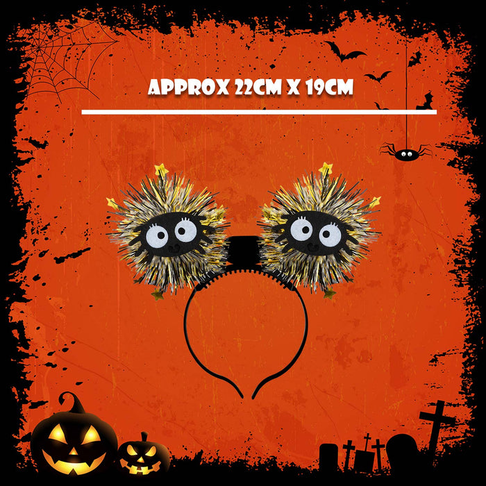 Halloween Headband Fibre Optic Light Up Party, Trick or
