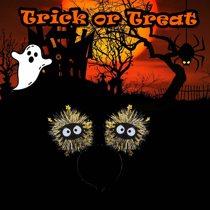 Halloween Headband Fibre Optic Light Up Party, Trick or