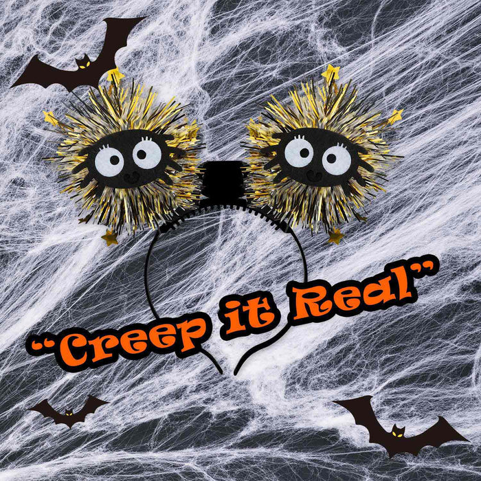 Halloween Headband Fibre Optic Light Up Party, Trick or