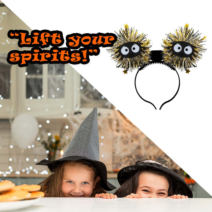 Halloween Headband Fibre Optic Light Up Halloween Party, Trick or Treat Spider