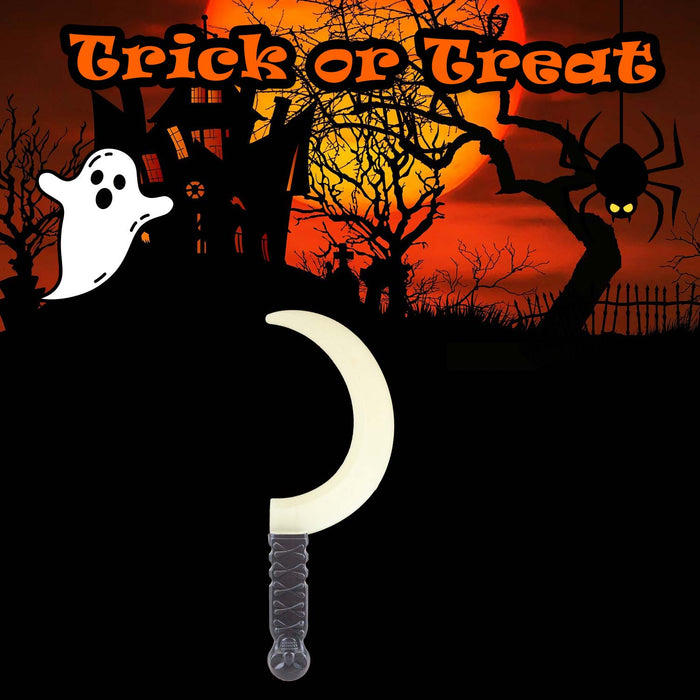 Halloween Weapon Sickle Glow In The Dark Prop Trick or Treat 39.