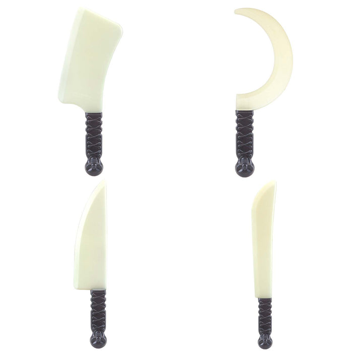 Halloween Weapon Sickle Glow In The Dark Prop Trick or Treat 39. 7cm Sickle