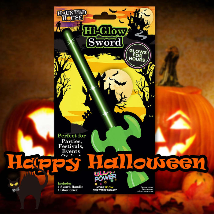 Halloween Glow Sword Prop Accessory Hallows Party, Trick or Treat 25.2cm Green