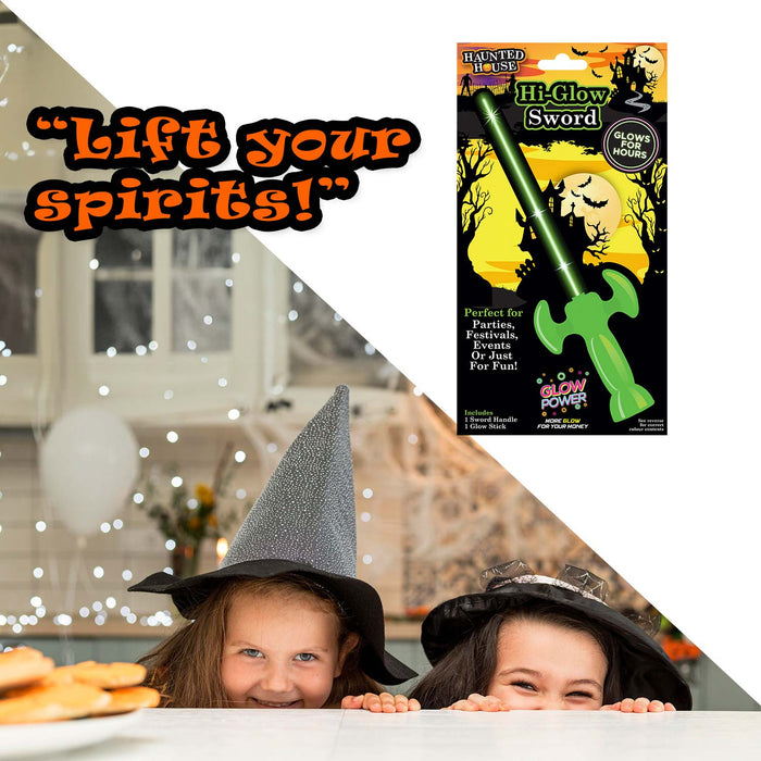 Halloween Glow Sword Prop Accessory Hallows Party, Trick or Treat 25. 2cm Green