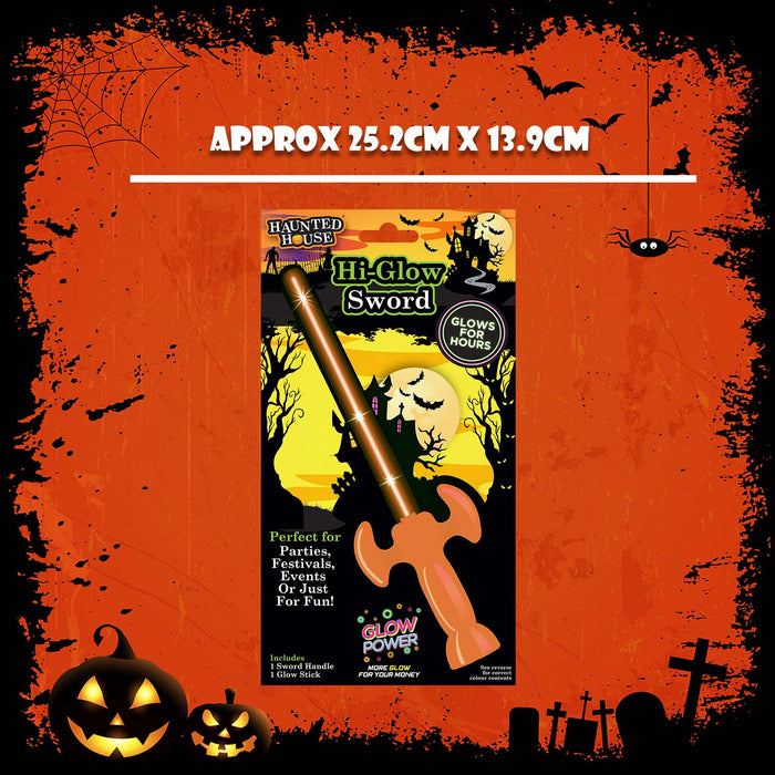 Halloween Glow Sword Prop Accessory Hallows Party, Trick or Treat 25.